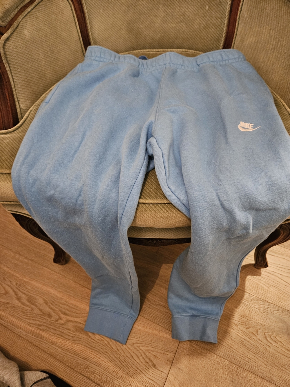 Nike Men's Light Blue Fleece Sweatpants